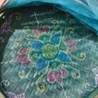 Cesto porta cibo con zanzariera diametro 32