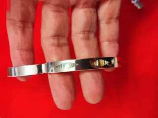 3 Pulseras Plata con Contraste