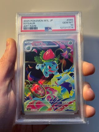 Carta Pokemon PSA 10 - Ivysaur M1L 065 AR Jap