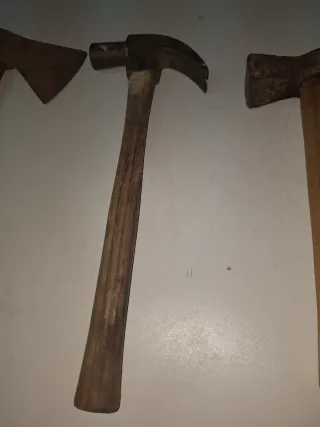 Lote herramientas albañil y carpintero antiguas