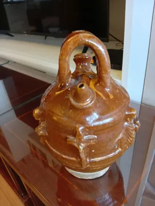 Botijo decorativo de cerámica