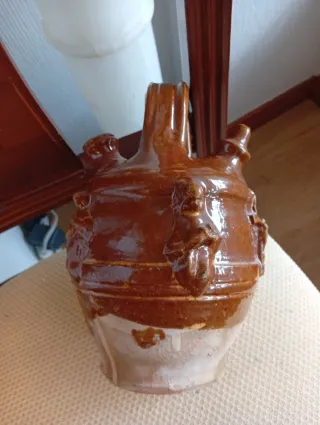 Botijo decorativo de cerámica