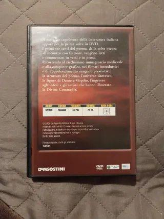 DVD La Divina Commedia Inferno Dante Alighieri