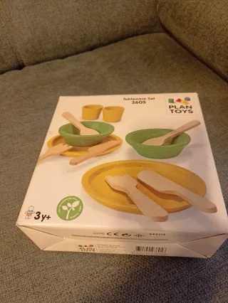 Set Vajilla Juguete Plan Toys 3y+