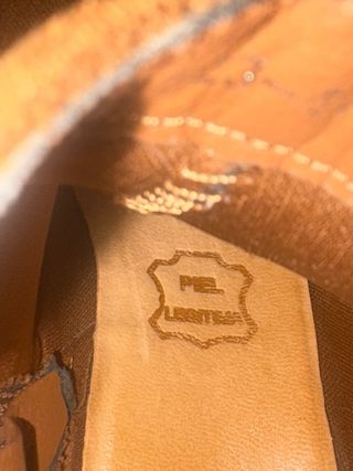 Botines ante marrón mujer talla 38 muy cómodos