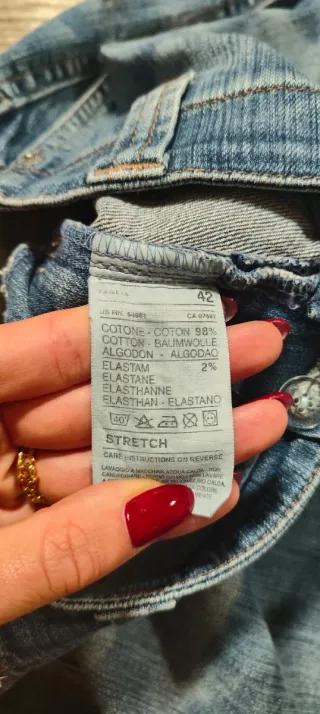 Jeans stretch a vita regolare da ragazza Sisley