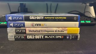 Lotto Giochi PS3 + PS4: Call of Duty, Uncharted, F