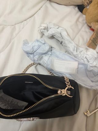 Bolso Guess Negro Hombro Prue G