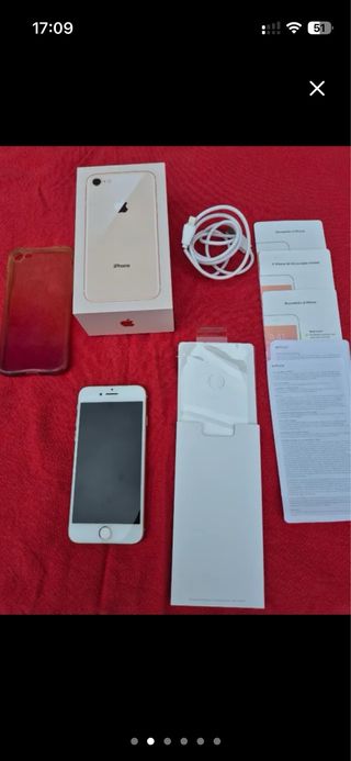 iPhone 8 batería nueva - 64GB Oro Rosa