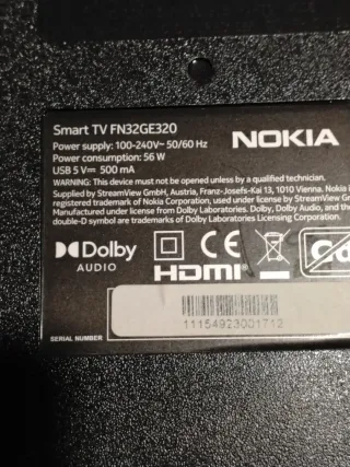Placa base TV Smart TV FN32GE320 Nokia