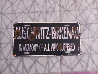 Cartel Auschwitz-Birkenau In Memory