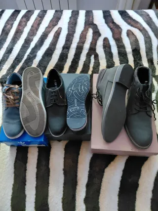 Lote Zapatos Hombre Negro y Azul