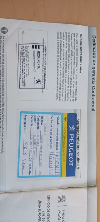 Peugeot 5008 2.0 HDI  2012