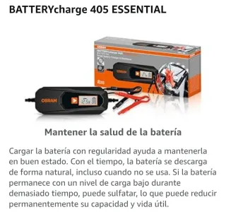 Cargador inteligente bateria Osram esencial 405 5A