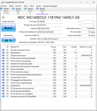 WD My Book 14TB Disco Duro Externo