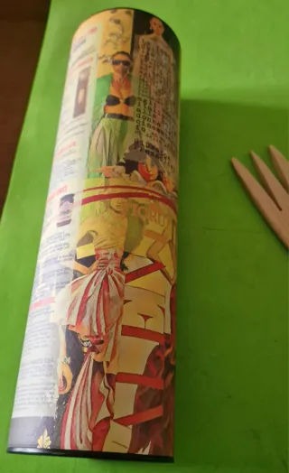 Barattolo pasta e forchettone legno