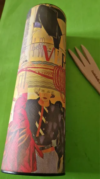 Barattolo pasta e forchettone legno