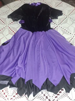 Disfraz Murcielago Lila Niña 7-8 Años