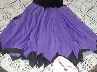 Disfraz Murcielago Lila Niña 7-8 Años