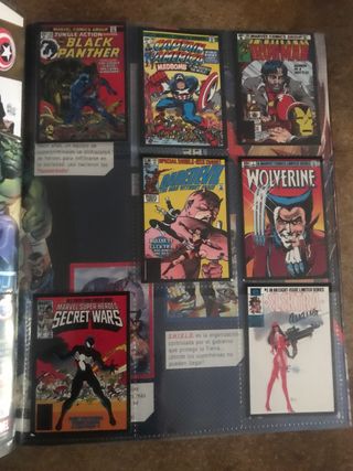 Álbum  Marvel Superhéroes Panini CASI COMPLETO