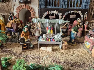 Belén monumental hecho a mano