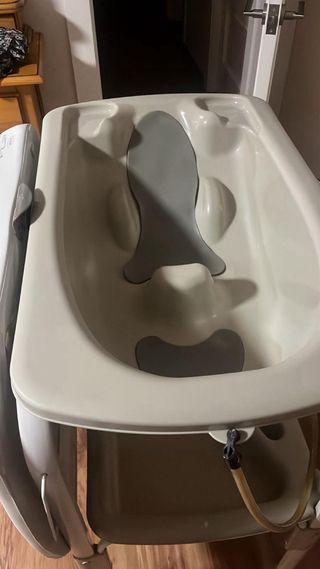 Bañera y cambiador bebé