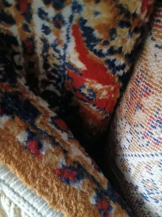 Tappeto persiano in lana 2,40m x 1,66m pelo semi-lungo