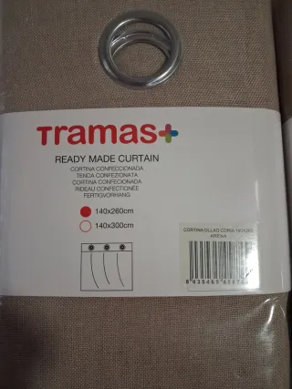 Cortinas Tramas+ nuevas 140x260/300cm