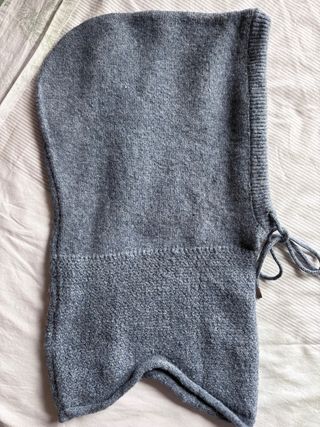 balaclava lana angora azul/gris