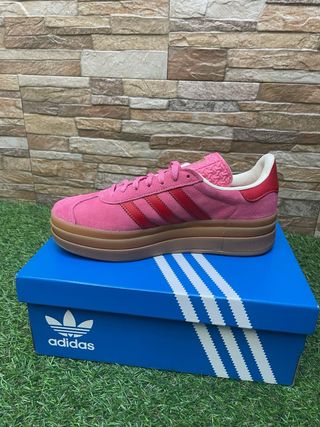 Adidas Gazelle Plataforma Rosa