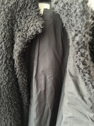 Abrigo Negro Mujer H&M Talla L