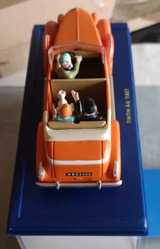 Tintin Coche 1/43 15 Taxi Nueva Delhi Cadillac