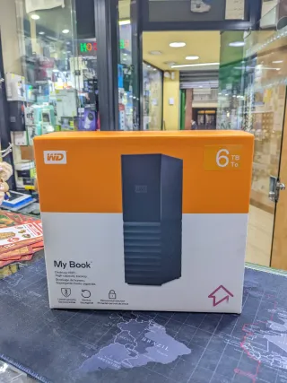 Disco Duro Externo WD 6TB My Book
