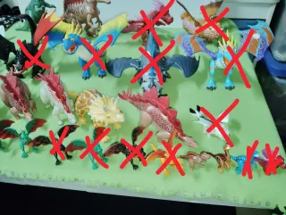 Lote Figuras Dinosaurios y Dragones