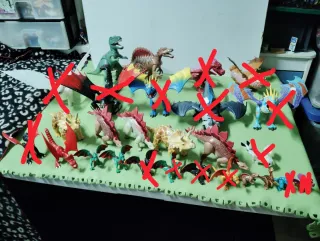 Lote Figuras Dinosaurios y Dragones