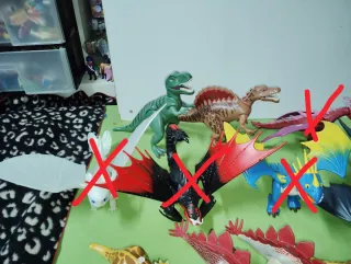 Lote Figuras Dinosaurios y Dragones