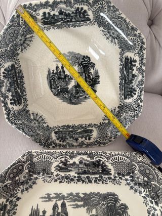 Conjunto Cartuja: Ensaladera, Fuente y Rabanera