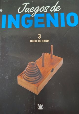 Torre de Hanoi. Juego de madera