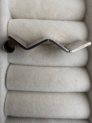 Colgante geométrico de plata 925