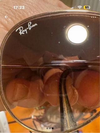 Gafas de sol Ray-Ban Aviator Marrón/Dorado