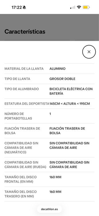 Bicicleta rockrider urbana elettrica