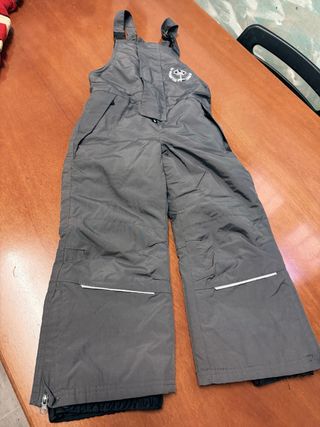 Pantalón de esquí +guantes para niño 3-4
