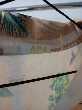 Camisa Ana Angulo Talla L Estampado Animal