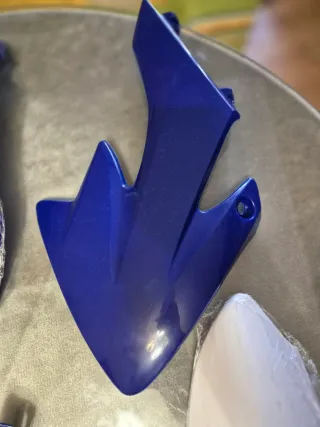 Kit Plásticos Moto Azul y Blanco