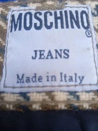 Falda patchwork Moschino