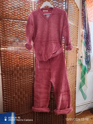 Conjunto punto suave rosa