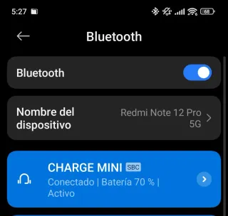 Altavoz Bluetooth Charge Mini 4+