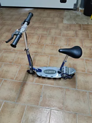 Patinete Eléctrico Plegable Azul 120W