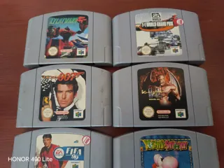 Nintendo 64 + Mando Rojo + 8 Juegos