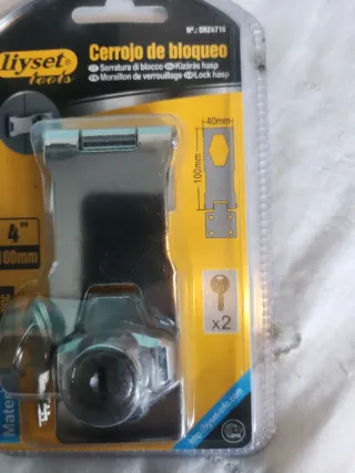 Cerrojo de bloqueo 100mm zinc